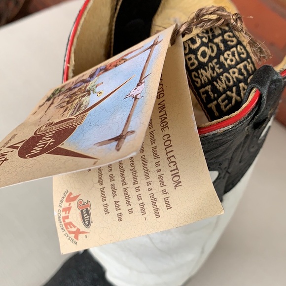 JUSTIN Vintage Collection Rare Rodeo Cowboy Boots - Picture 6 of 12